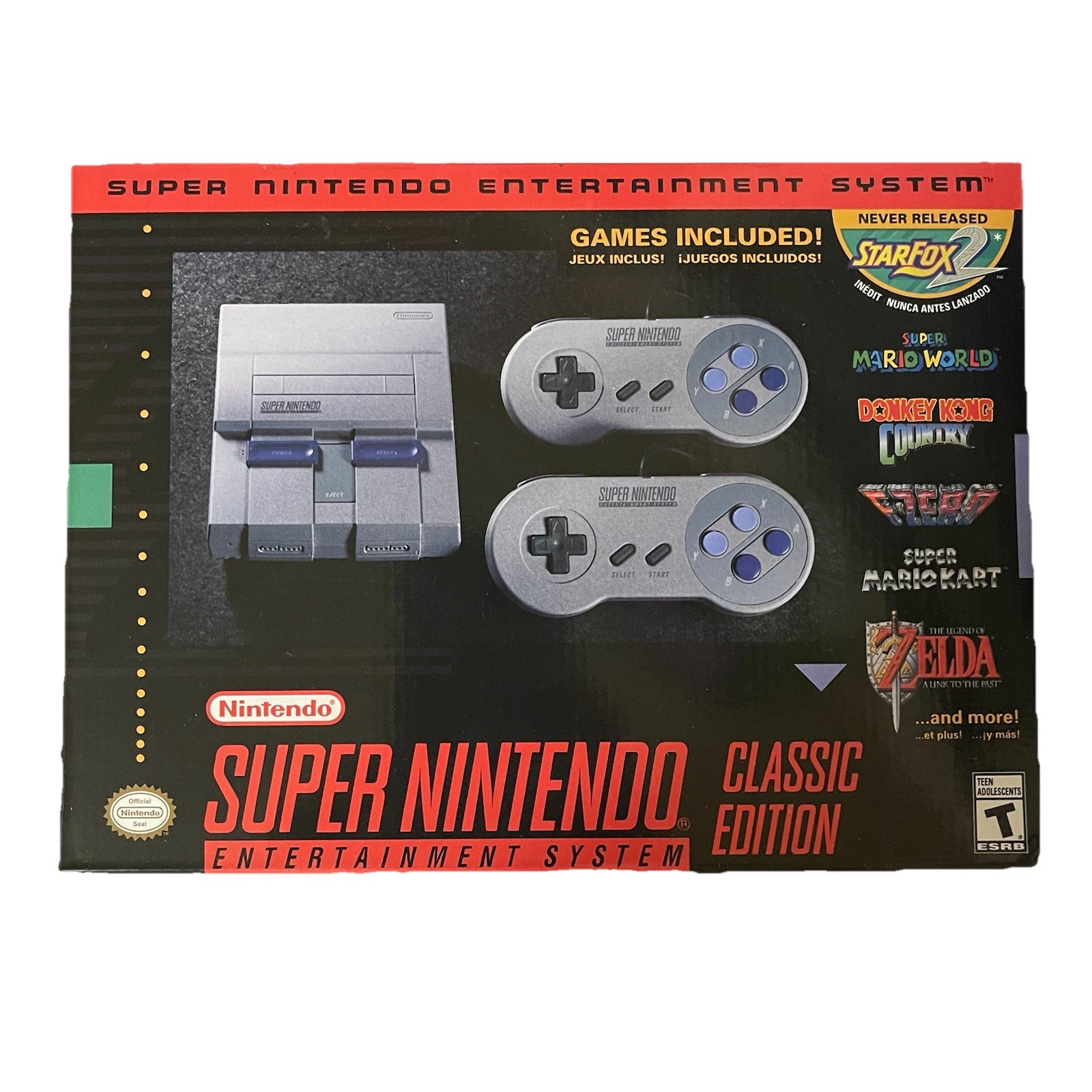 Nintendo Super Entertainment System SNES Classic Edition New