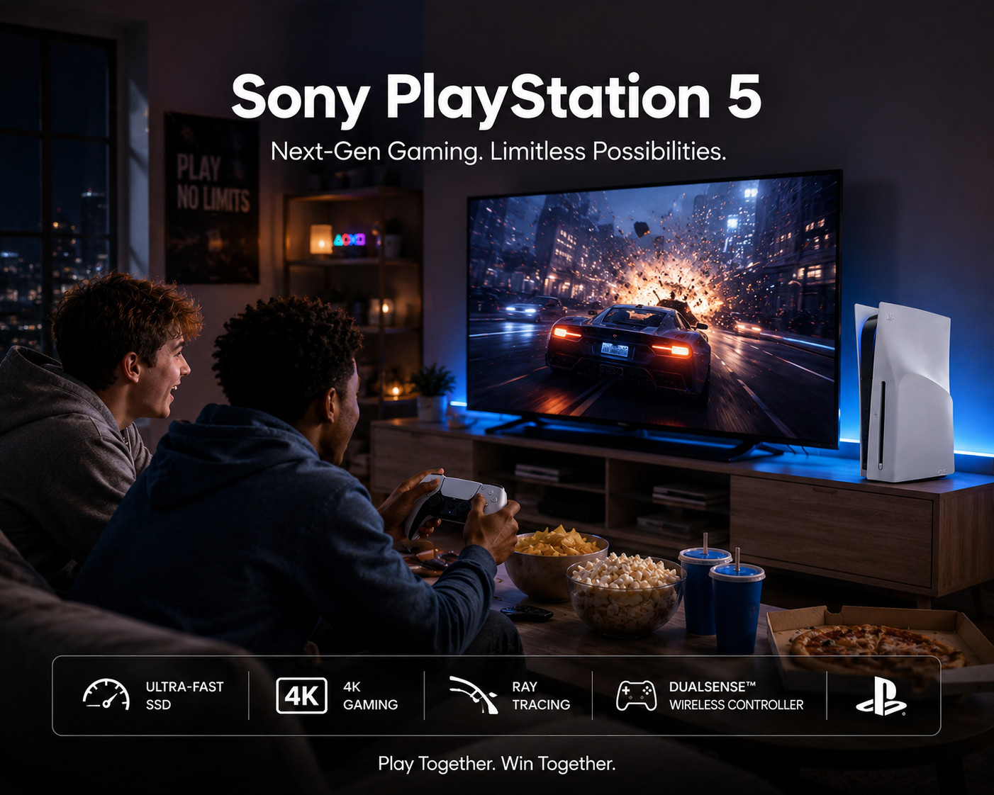 Sony PlayStation 5 Disc Drive Digital Edition Consoles slim | PS5 PRO