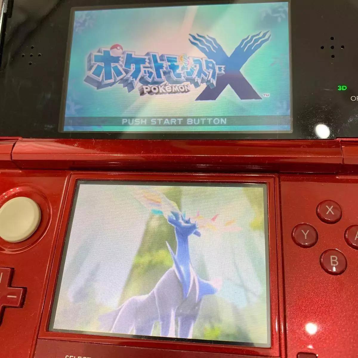 Nintendo 3DS Red Console & Pokemon X Y Ultra Sun Moon Omega Ruby Alpha Sapphire