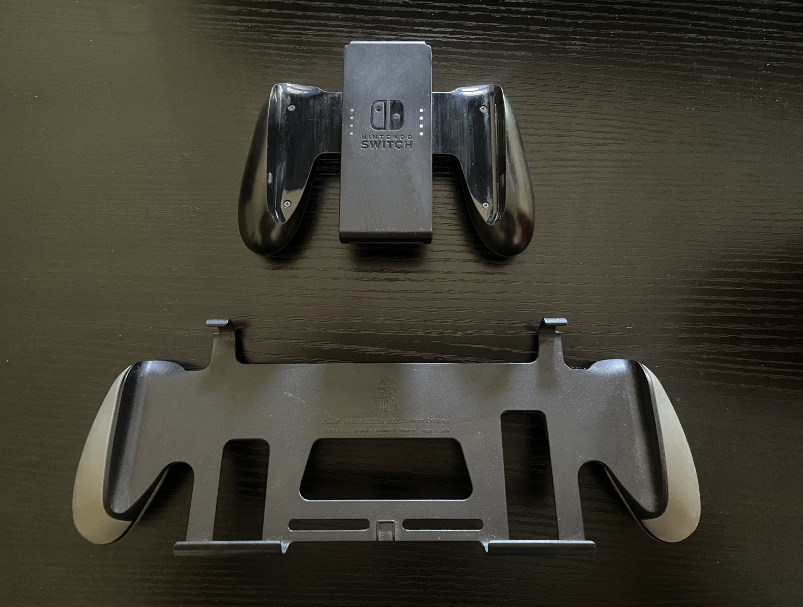 Nintendo Switch OLED with 128GB Micro SD Card, Original Box, & Handheld Grip