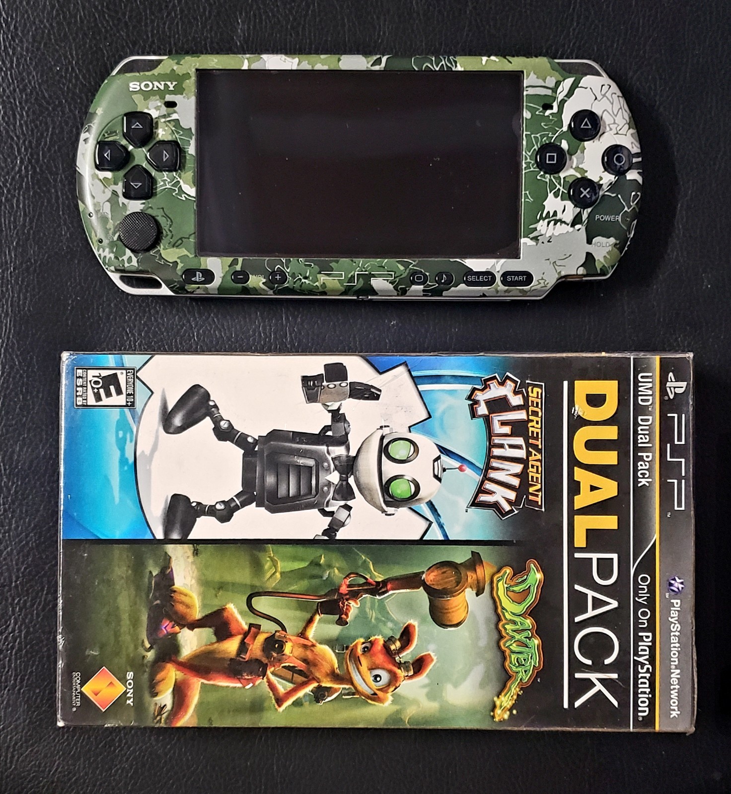 PSP 3000 Console – MGS Camo Edition Tested + Games