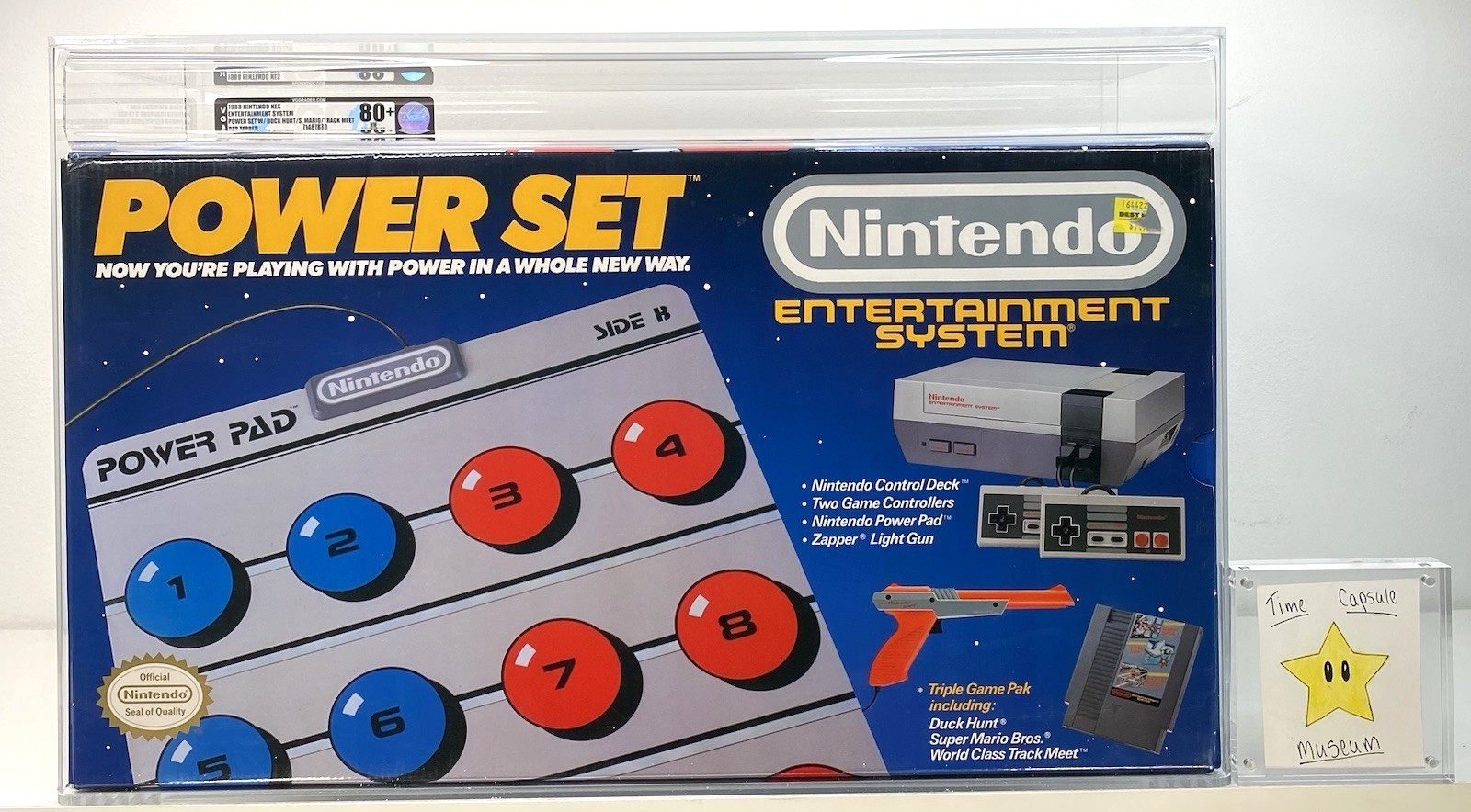 Nintendo NES Power Set Red Zapper Console System New Qualified VGA Grade 80+ Q
