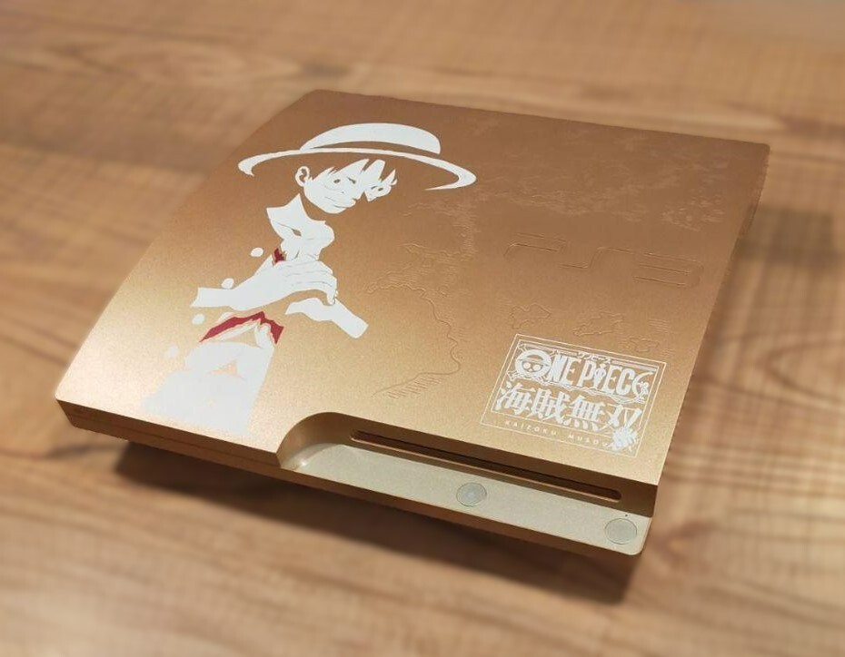 Tested PS3 One Piece Gold Edition 320GB Console Japan CEJH-10021 W/Controller