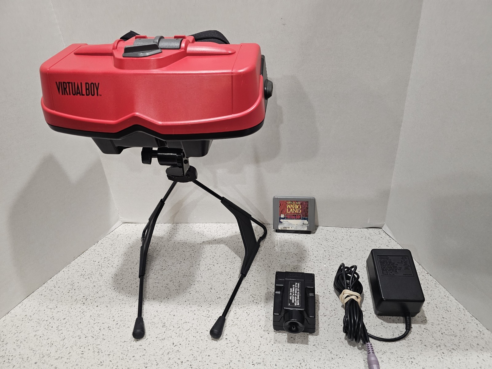 Nintendo Virtual Boy Retro Gaming Console With Wario Land