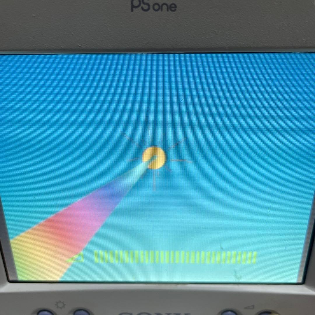 Sony PS One Combo PS1 Console SCPH-100 with LCD Monitor SCPH-130 Tested