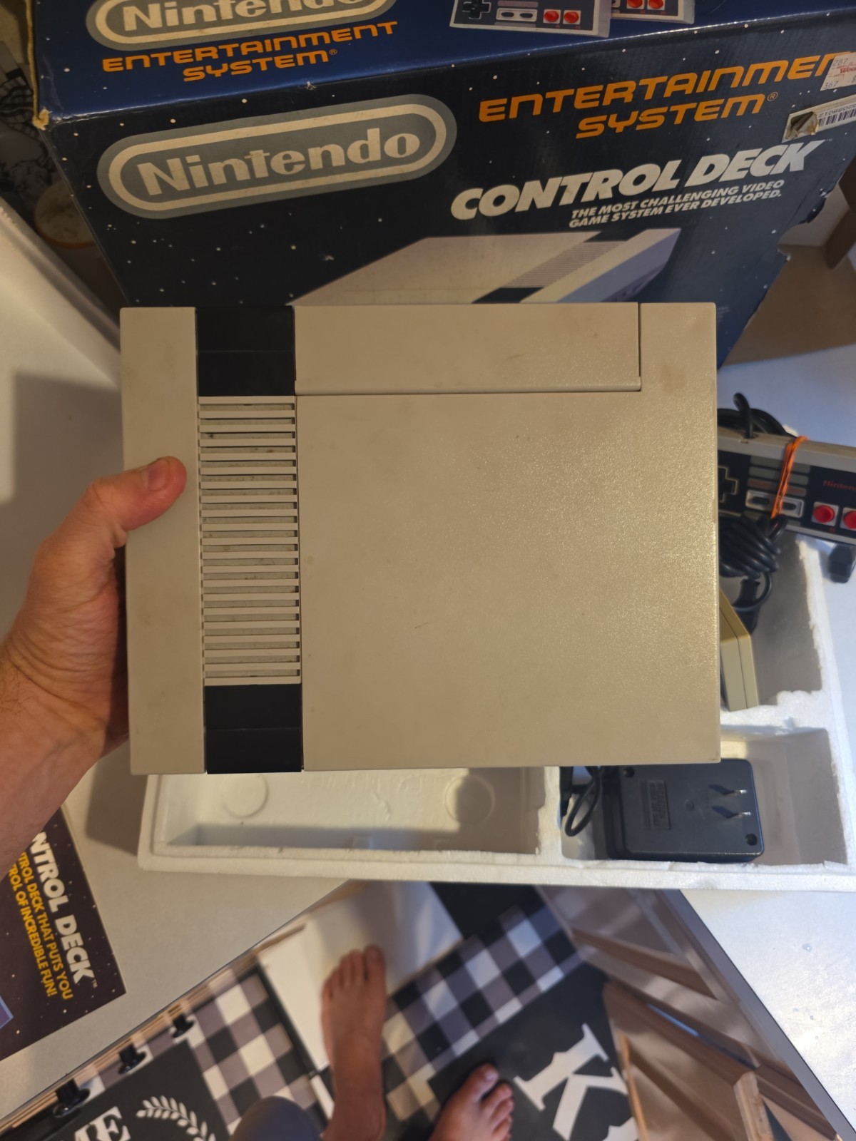 Nintendo Entertainment System – Control Deck Console – Complete in Box