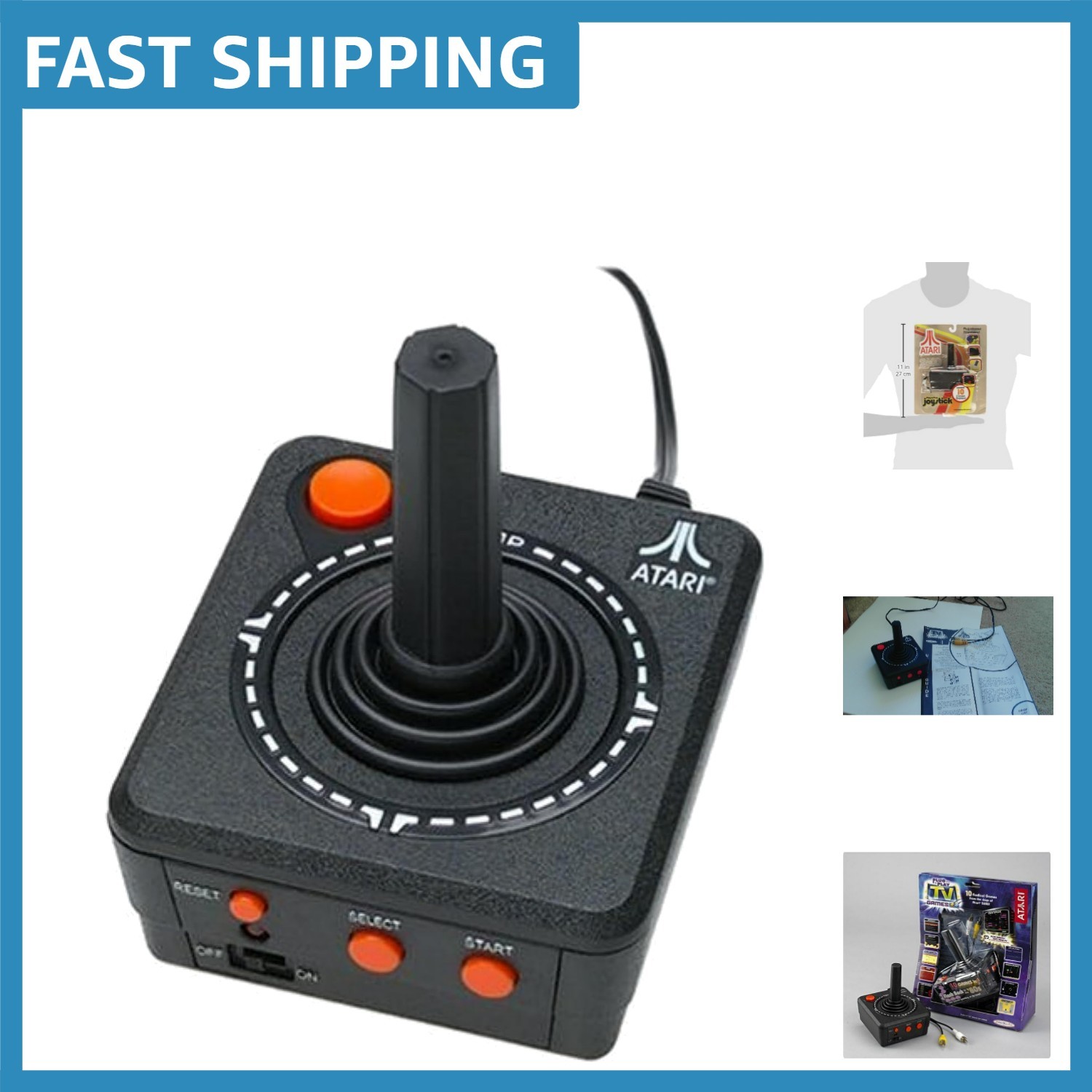 10 Classic Games in One: Retro Gaming Joystick for TV – Perfect for Kids