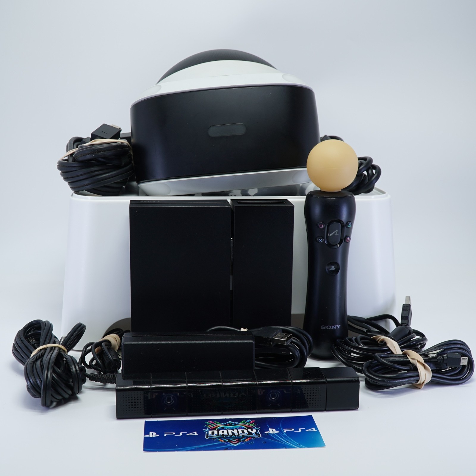 PS VR Playstation PSVR Headset Bundle W/ Move Controller Tested | Sony CUH-ZVR1