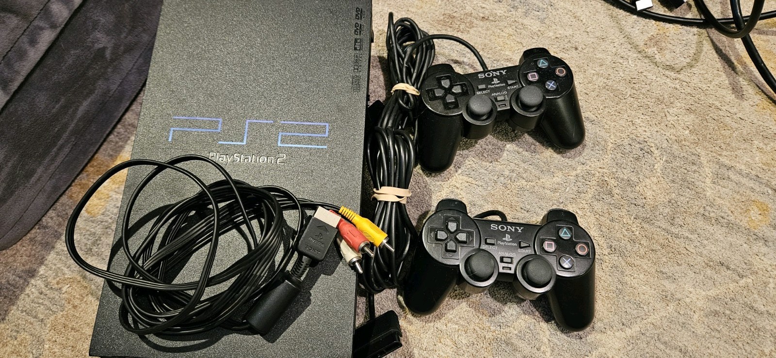 Sony PlayStation 2 Black Console Gaming System