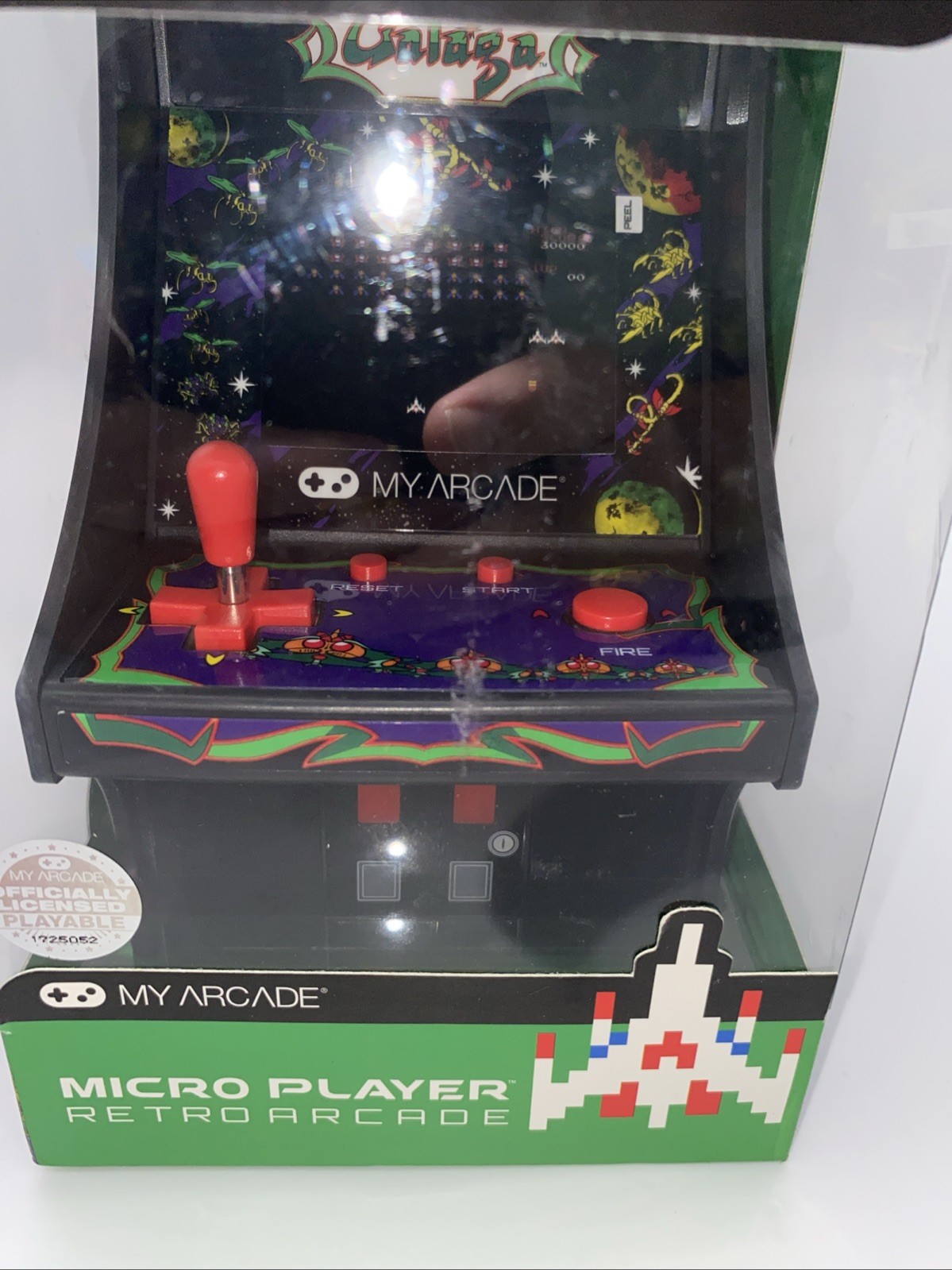My Arcade Micro Player Retro Arcade: Galaga Brand New Sealed W/ Batteries