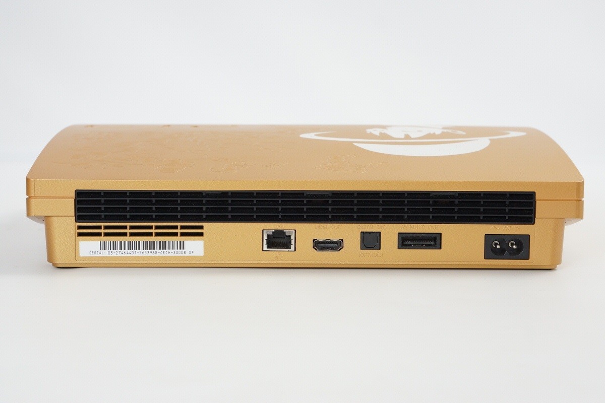 PS3 Playstation3 ONE PIECE GOLD Console CECH-3000B 320GB Tested System 68