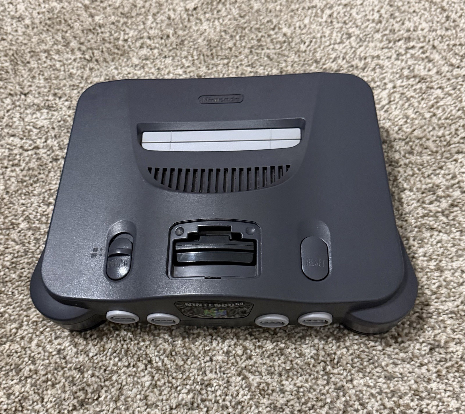 Nintendo 64 Console N64 System OEM Authentic Tested Controller + Power Cord
