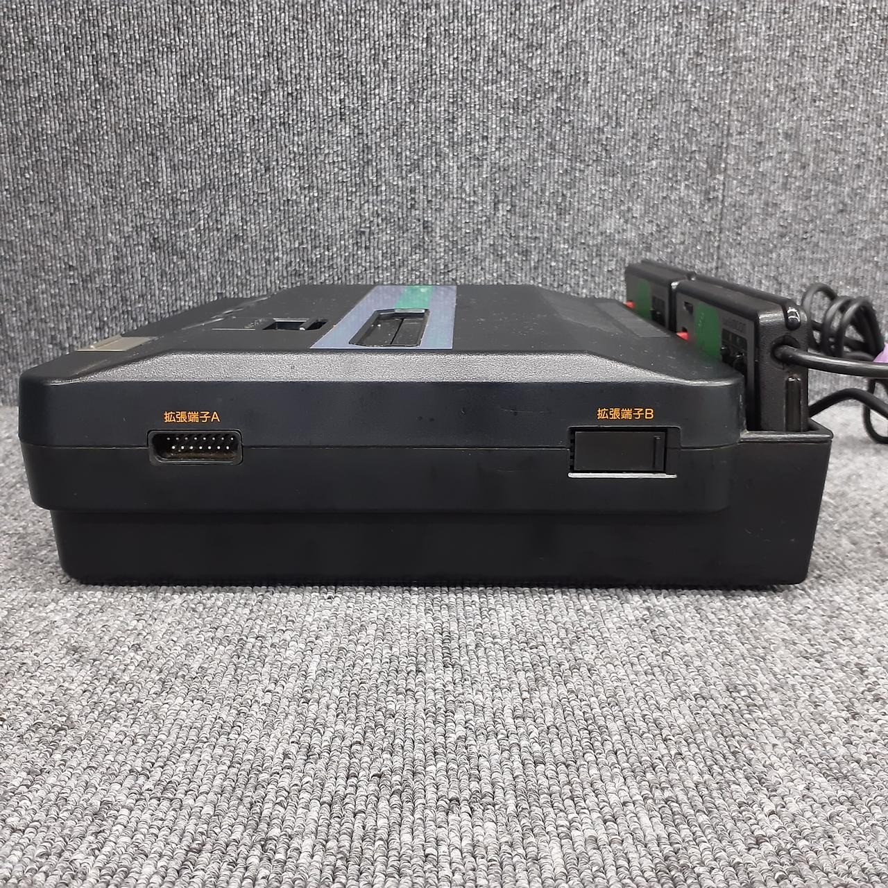 SHARP Twin Famicom AN-505-BK Console Black Turbo Nintendo Japan Used Retro