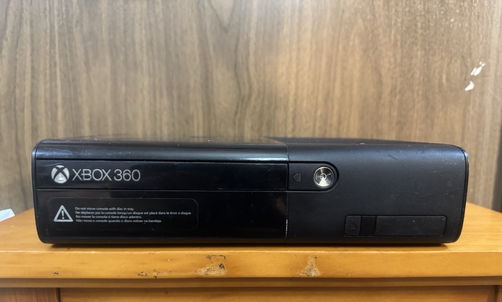 Microsoft Xbox 360 E Console Black Dolby Digital Model 1538