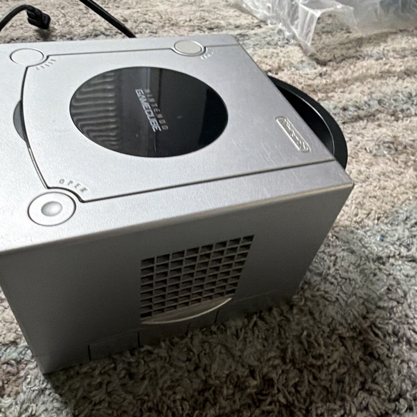 Nintendo Gamecube 1439 Console Silver HDMI Power Cord Tested Excellent