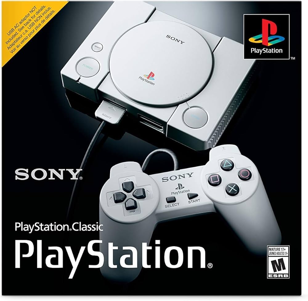 Authentic Sony PlayStation Classic Mini 2018 Edition Video Game Console PS1 NEW