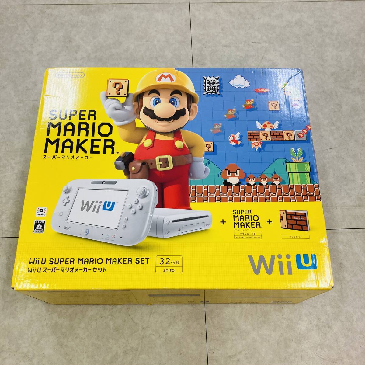 Nintendo Wii U Super Mario Maker Set
