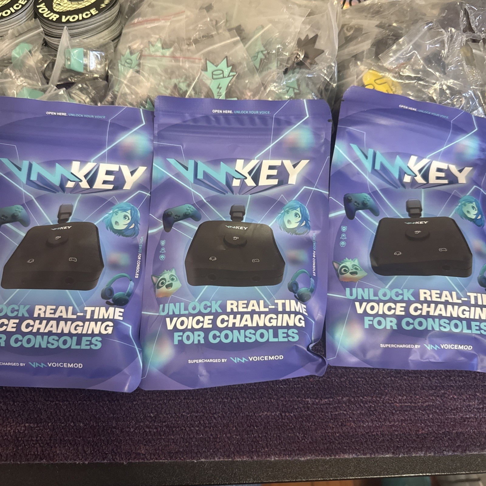 NEW Bundle Of 3 VM Key Real Time Voice Changing For Consoles.