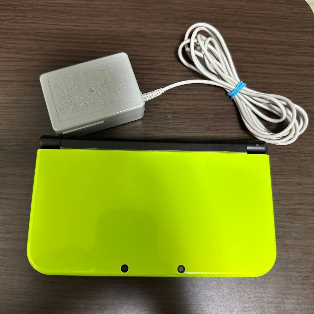 New Nintendo 3DS XL Lime Green Black Japanese Console Tested Excellent w/ Charge