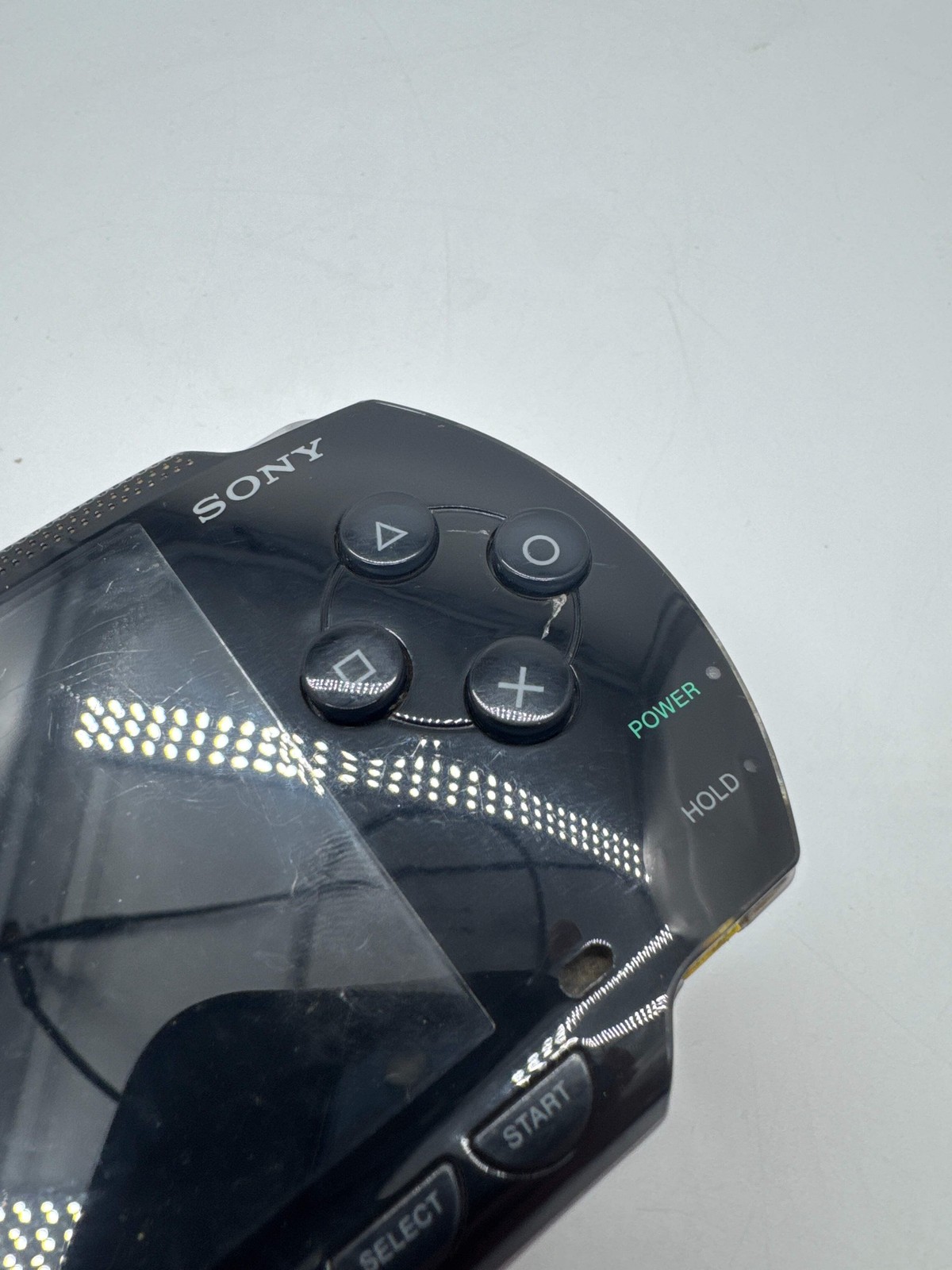 Sony PSP-1000 Piano Black Console #77 w/1800mAh Battery & No Charger