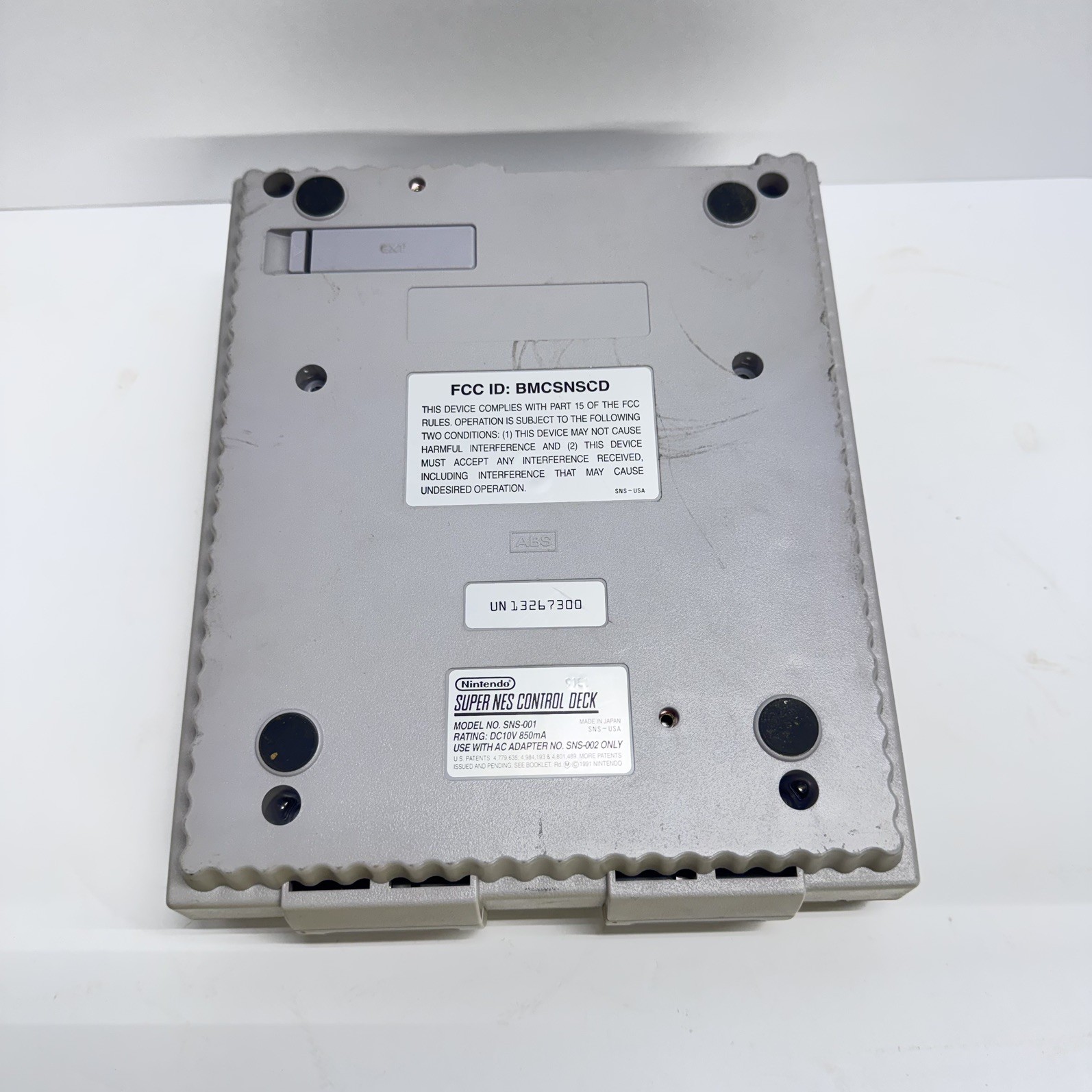 SNES Console Super Nintendo With Power Cable and RF Cable – UNTESTED