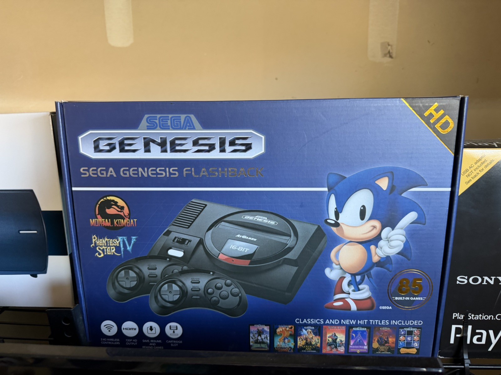 Sega Genesis Flashback Console – Complete & 85 Built-in Games HD