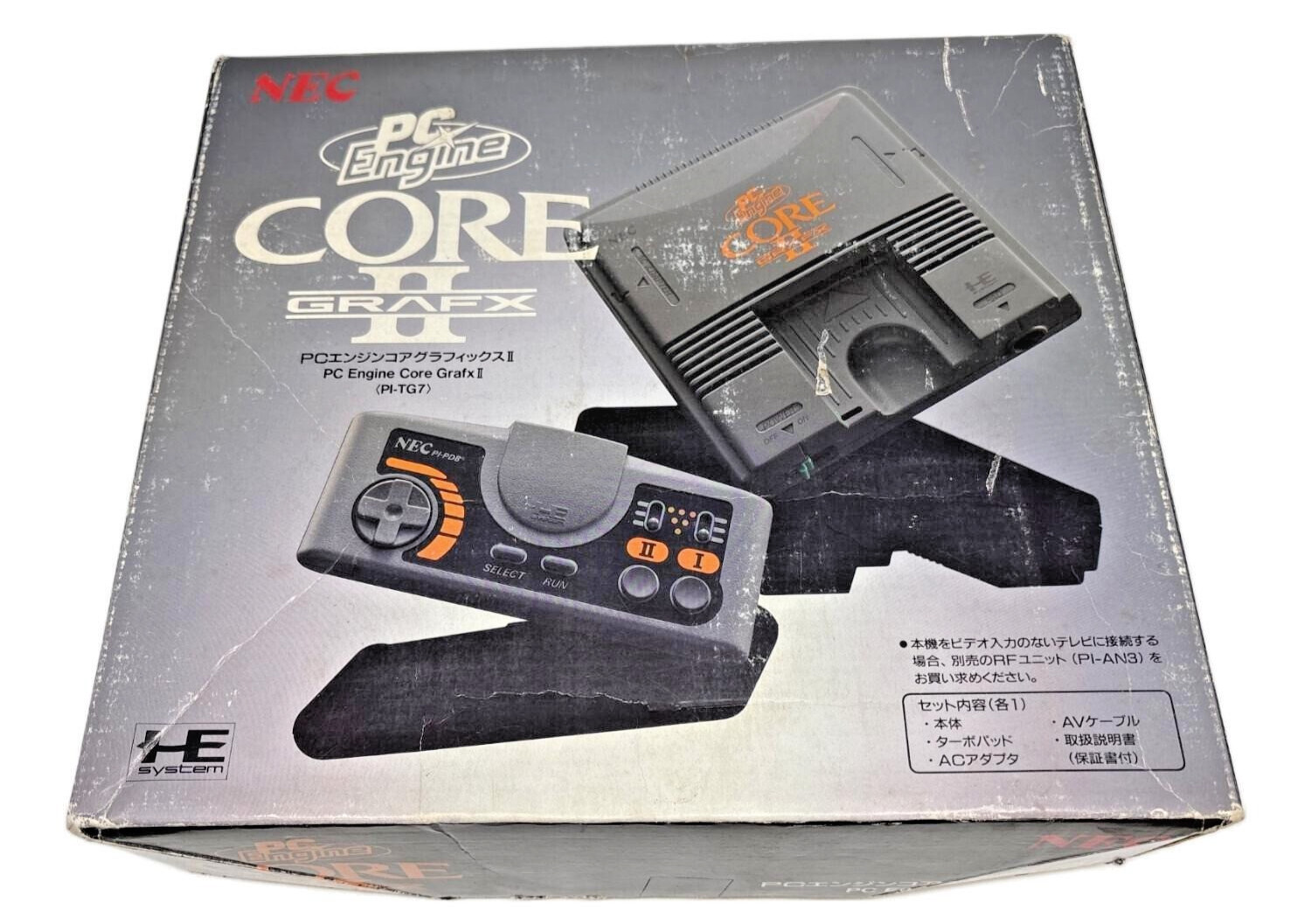 PC Engine CORE GRAFX II 2 PI-TG7 Console System NEC Boxed