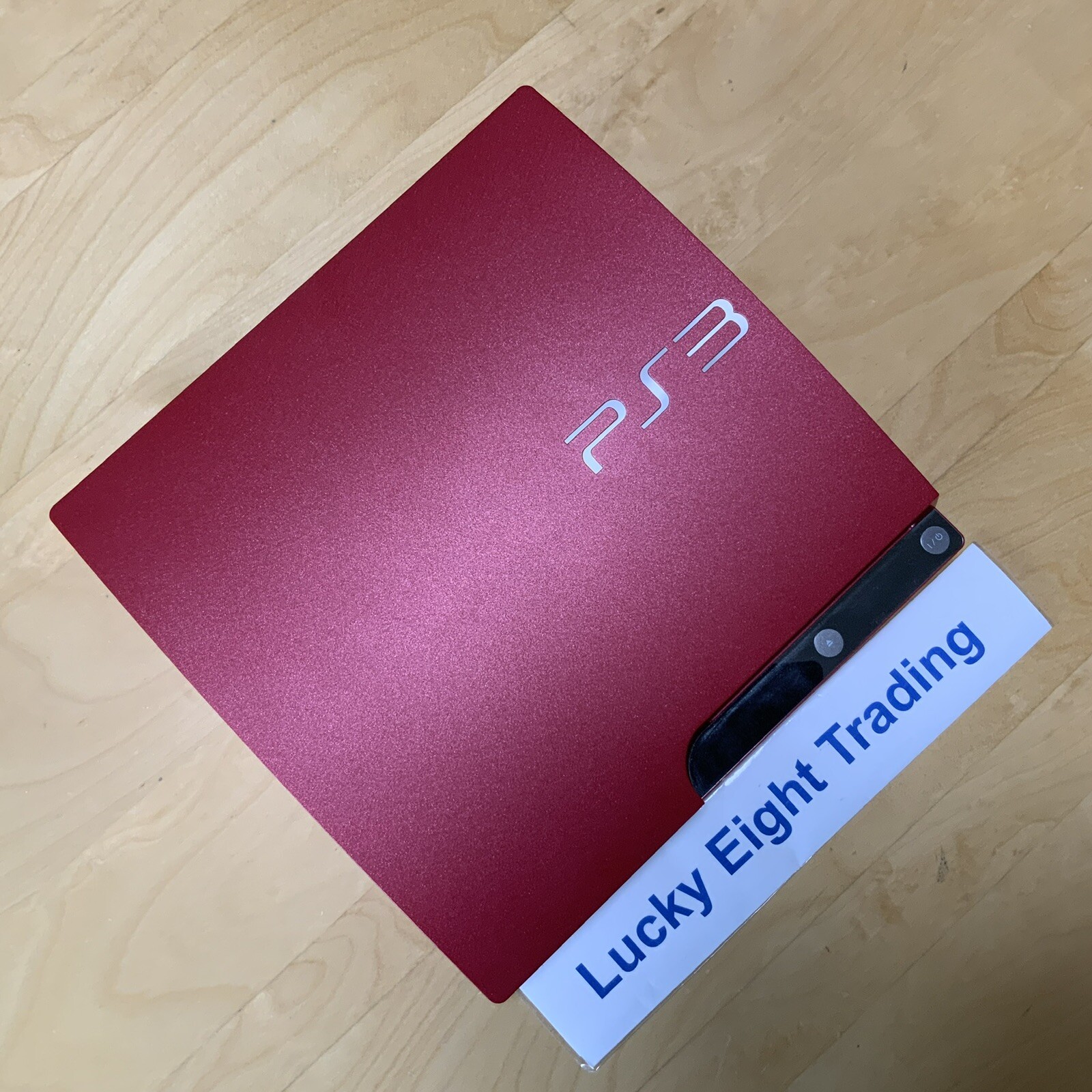 PS3 Scarlet Red CECH 3000B 320GB Console Full Accessories Slim [CC]