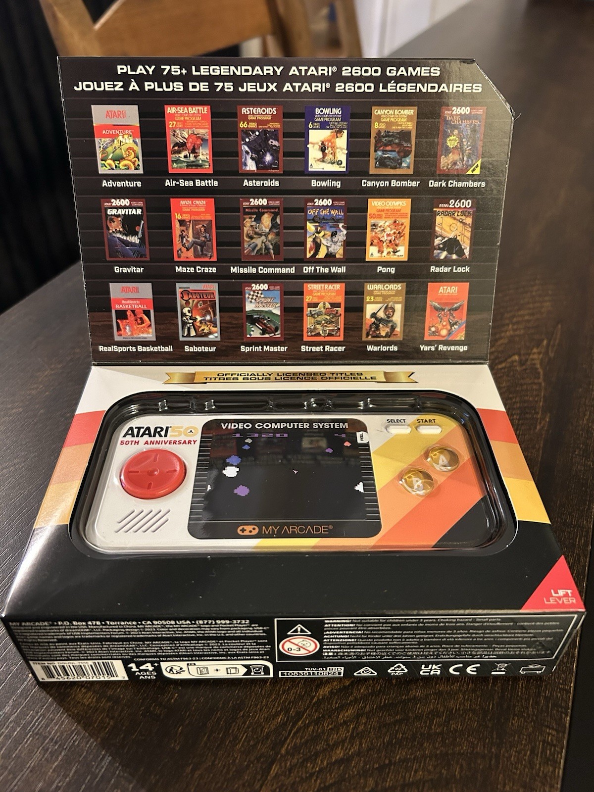 My Arcade Pocket Player Atari 50th