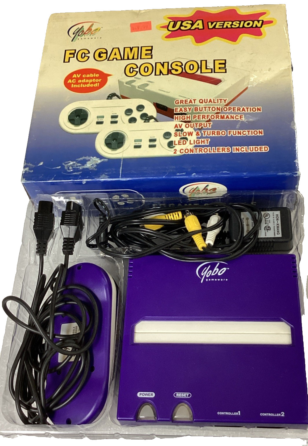 Yobo Gameware FC Launch Edition Indigo/White Console