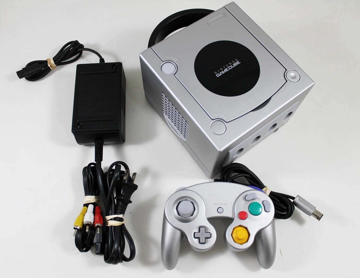Platinum Silver Nintendo GameCube System Console – Ready to Play