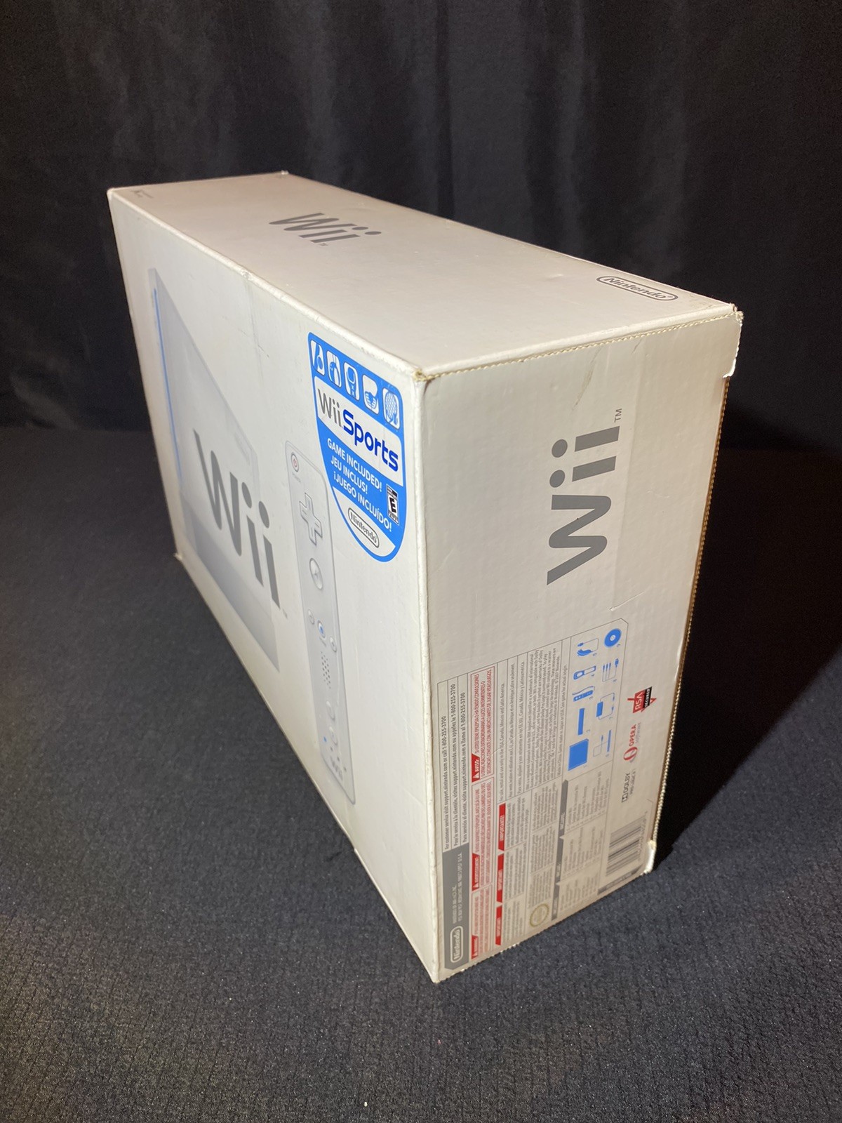 Nintendo Wii RVL-001 Console CIB Complete In Box W/ Wii Sports USED Tested