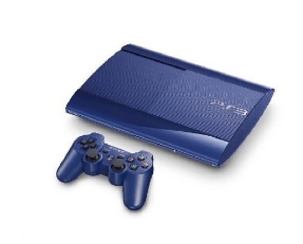 Sony Playstation 3 Blue CECH-4000B Console PS3 250GB with Controller and Cable