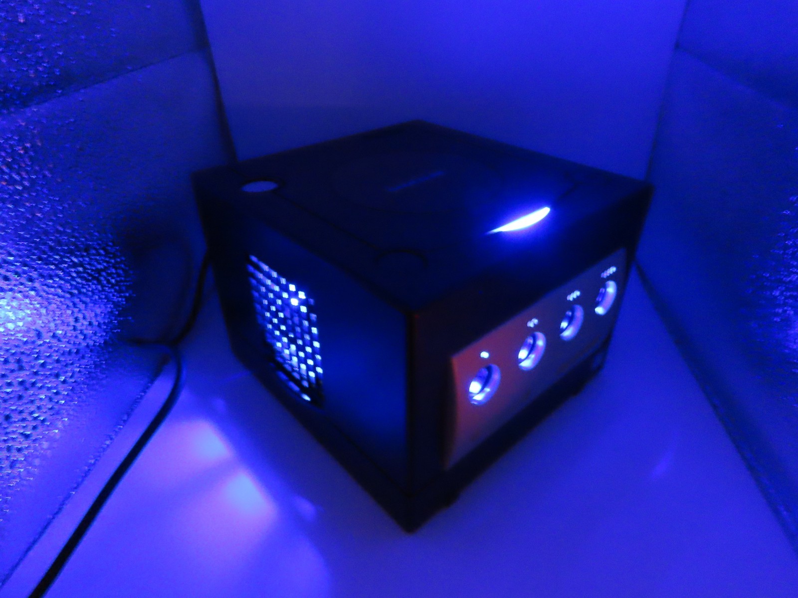RECAPPED Nintendo GameCube BLUE LED Console Bundle – DOL 001
