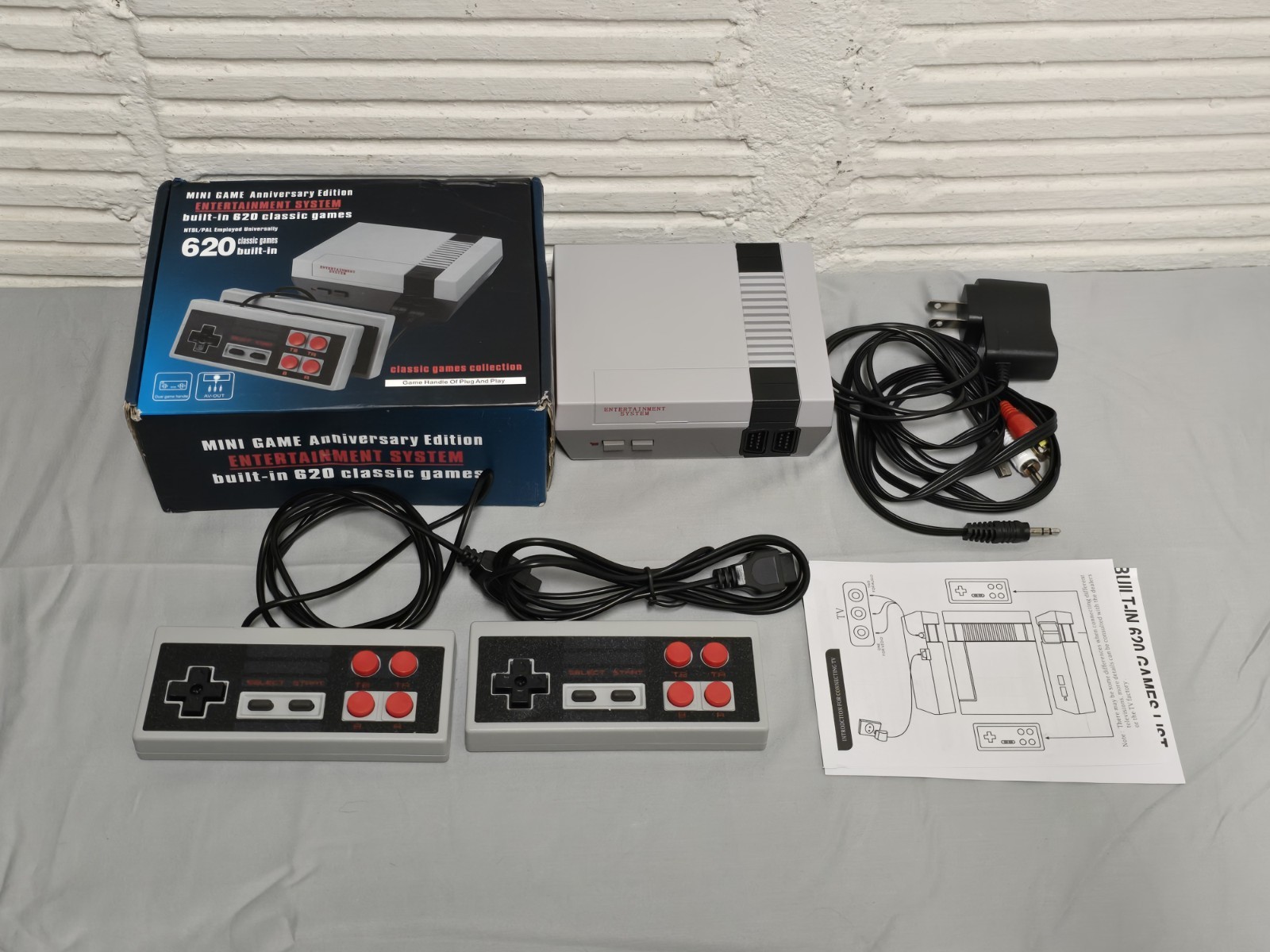 Mini Game Anniversary Edition 620 Classic Games Built-In Entertainment System