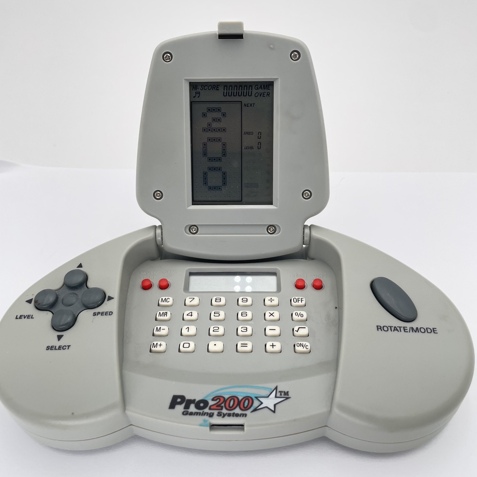 ProTech Pro 200 Gaming System Handheld Console Tetris Calculator Retro Game