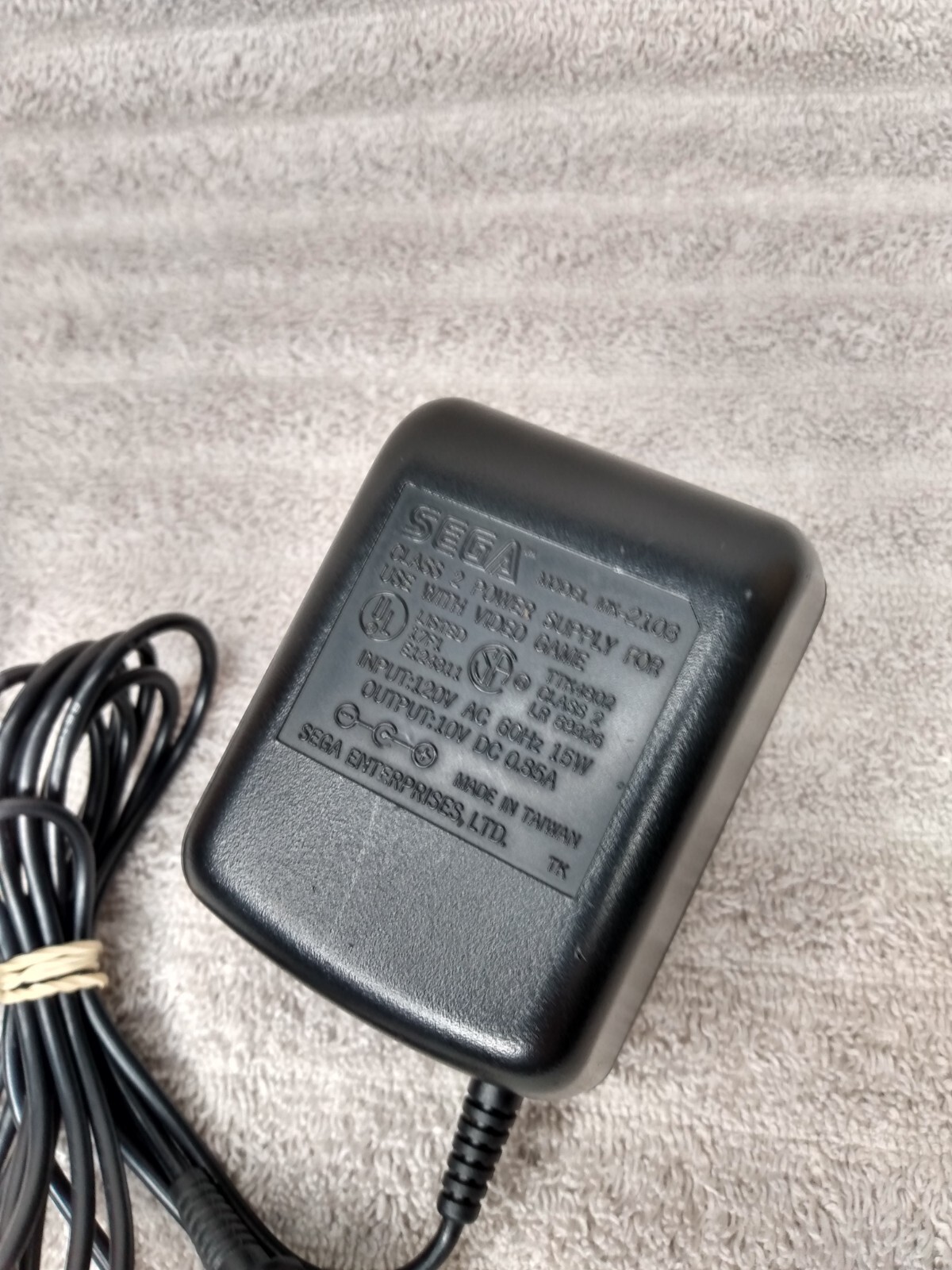 Sega Genesis Power Supply Unit Adapter MK-2103 OEM for Model 2, 3, 32X