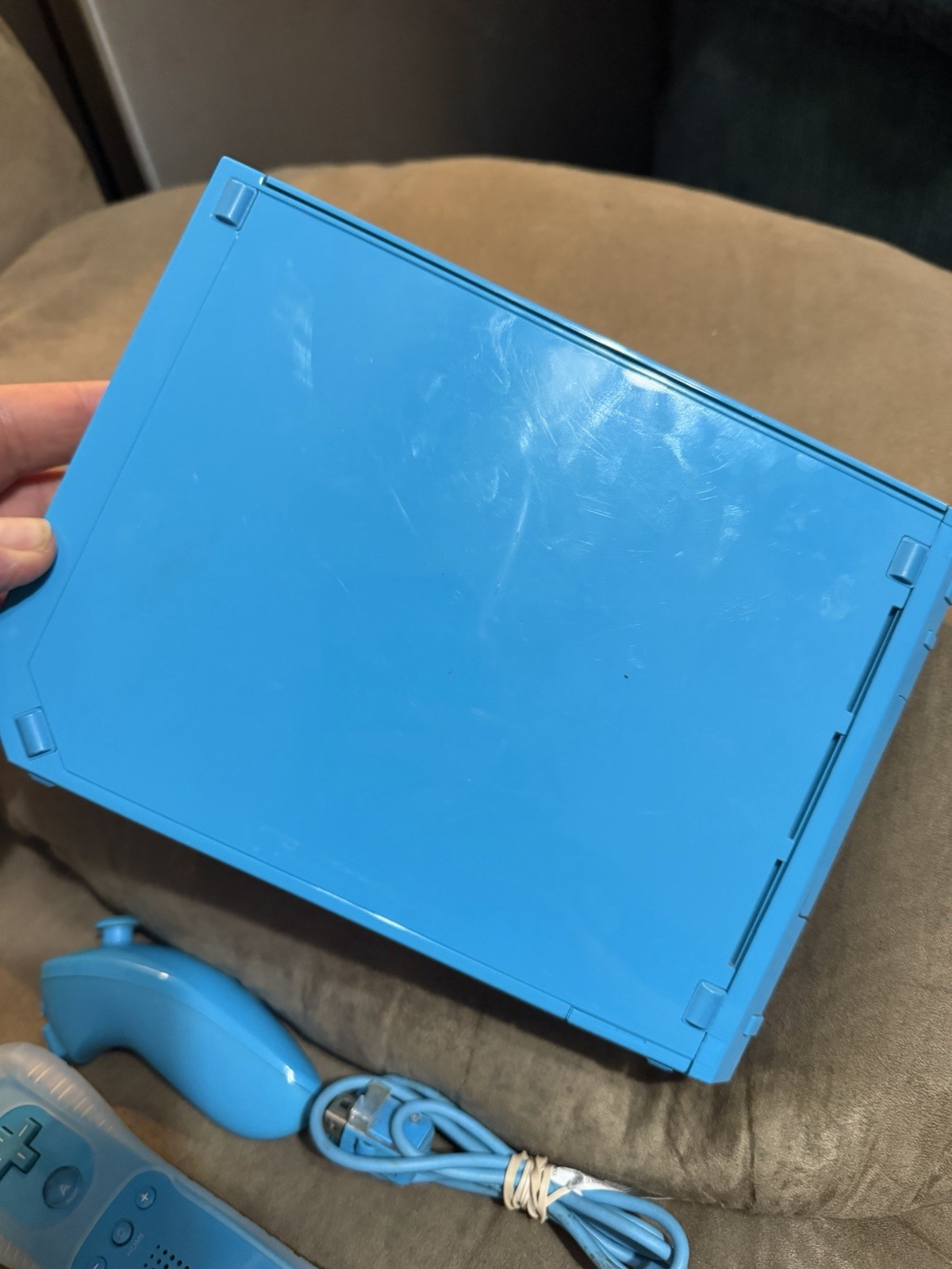 Nintendo Wii Blue RVL-101 Console Bundle – Tested Nice Condition