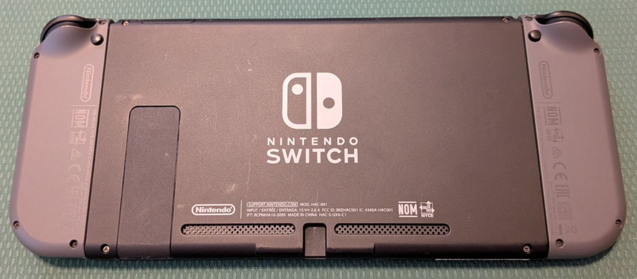 Nintendo Switch HAC-001 32GB Console (Gray Joy‑Cons) w/ original acc & free game