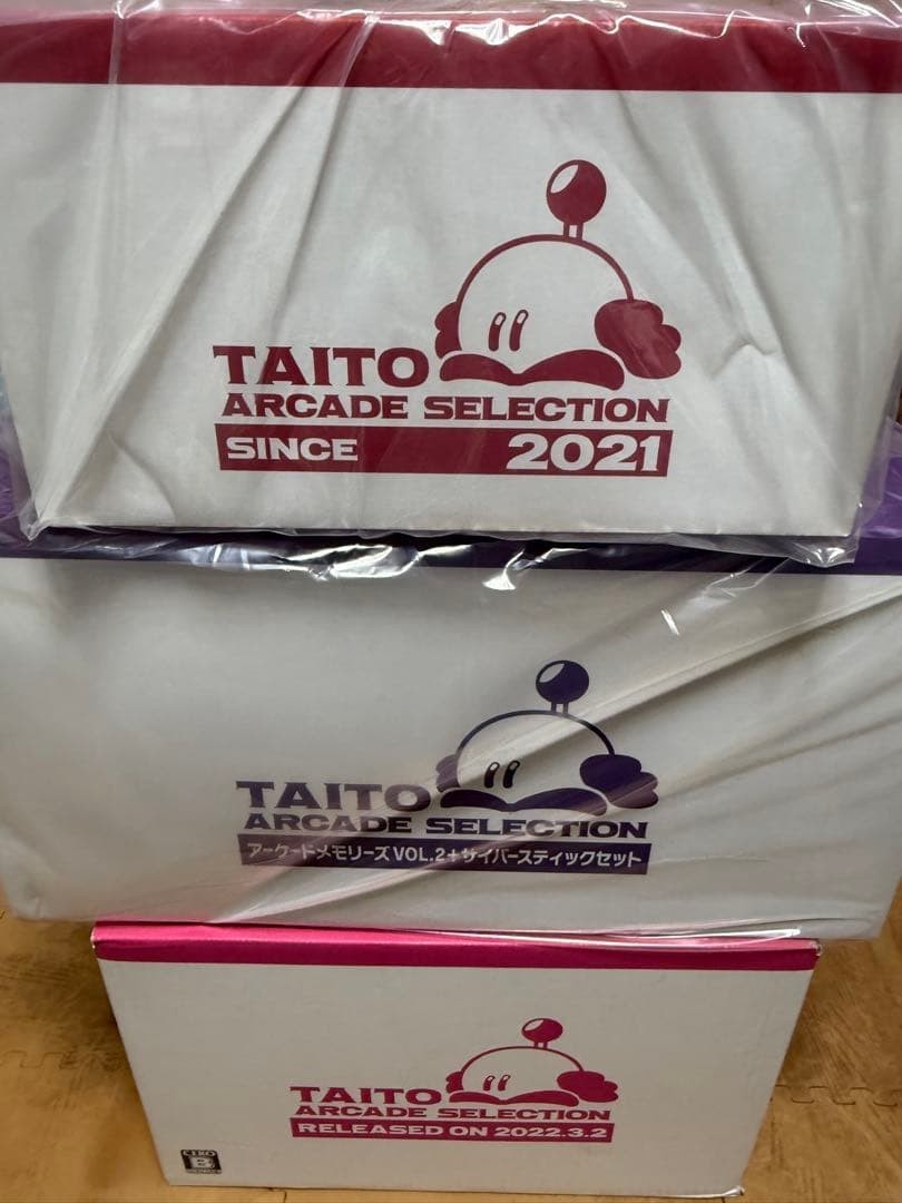 Egret Two Mini Full Package Arcade Memories VOL1-3 TAITO Unopened Unused