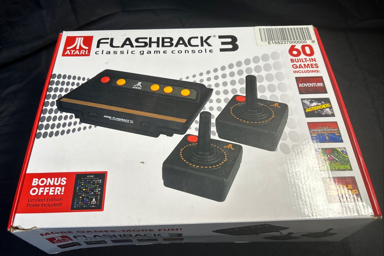 Genuine Atari Flashback 3 Classic with 60 Games Plug N Play Complete