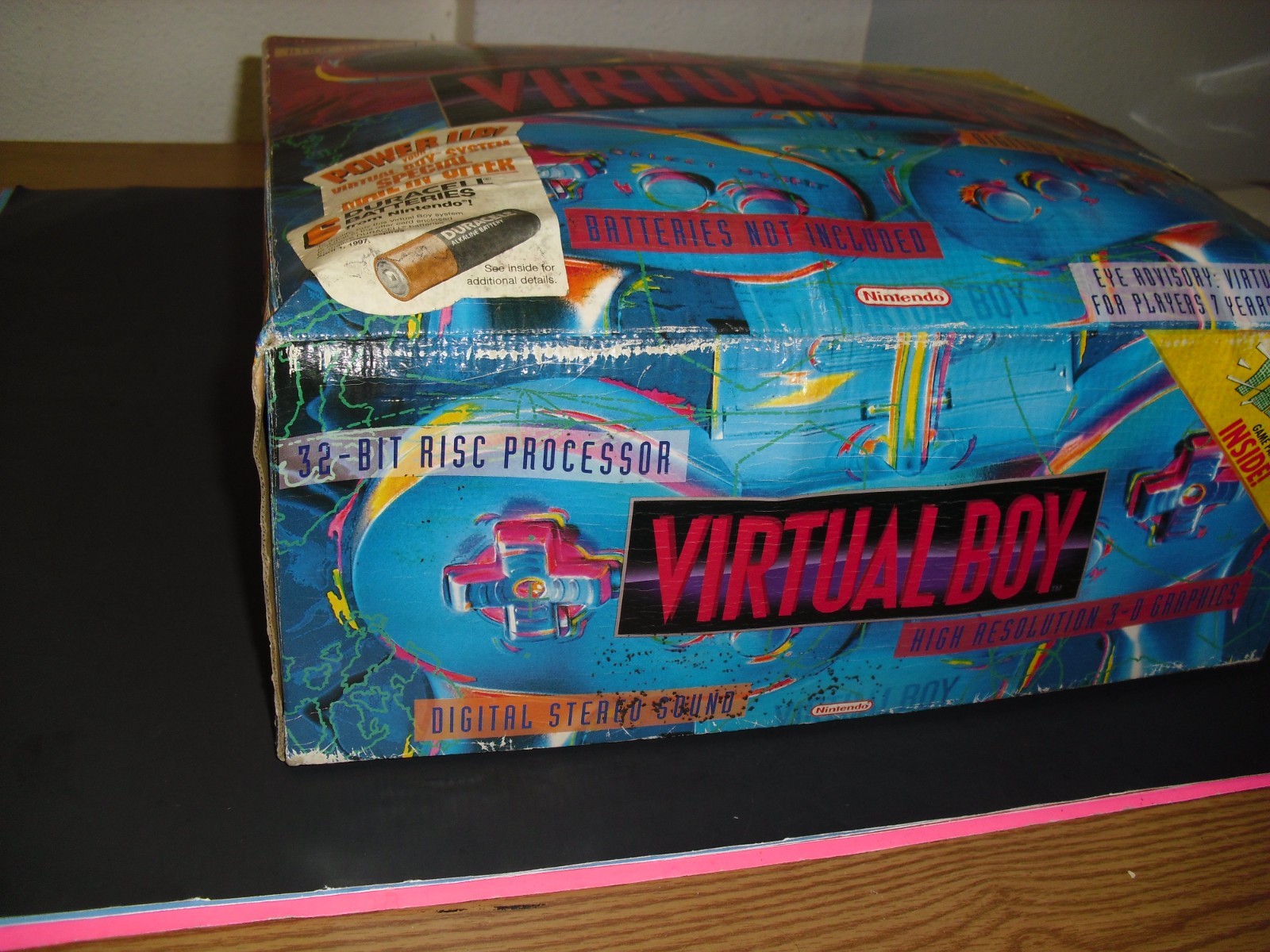 NOT WORKING Virtual Boy system complete in box! Nintendo for parts or repair