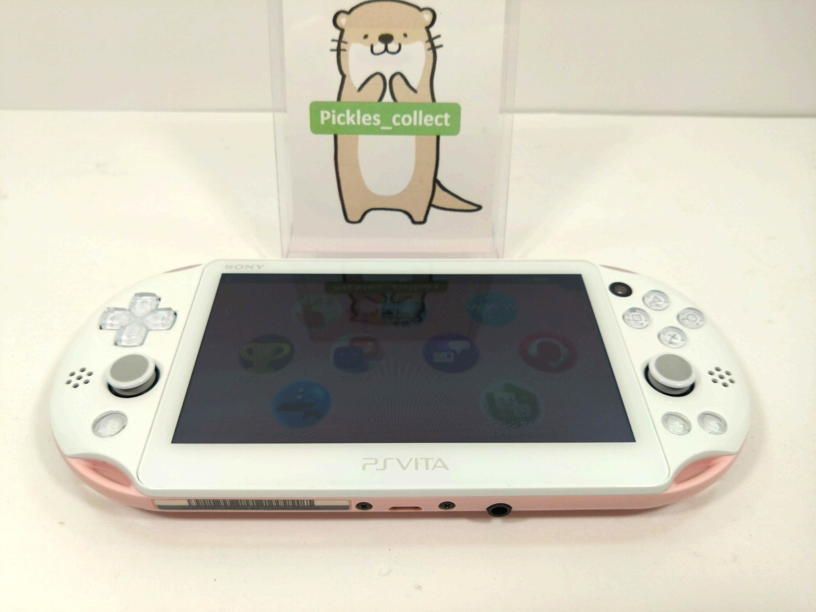 PS Vita Light Pink White Console only PCH-2000 ZA19 Wi-Fi PSV Tested 0529E