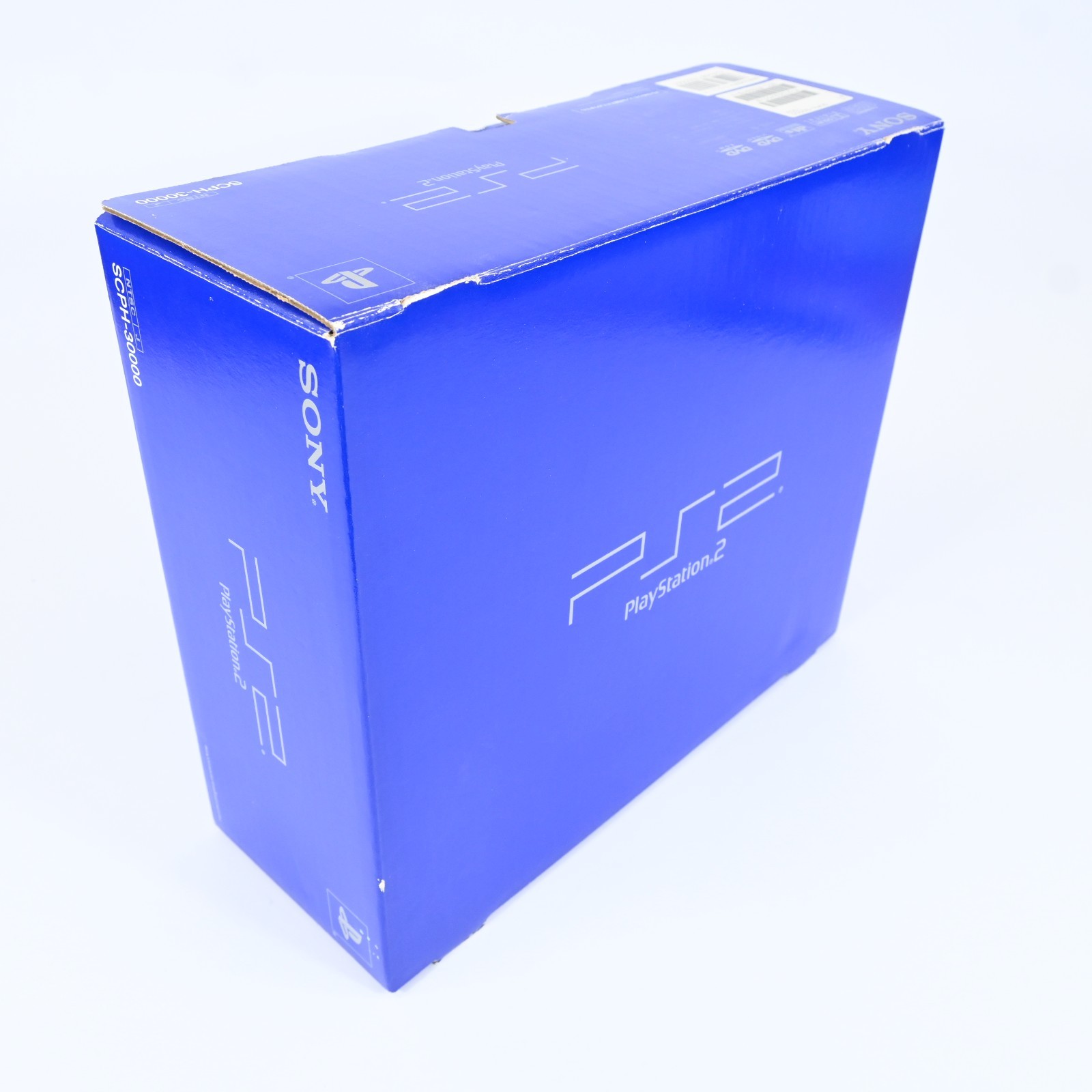 Sony PS2 SCPH-30000 Console Black w Box Controller Cable Tested Working