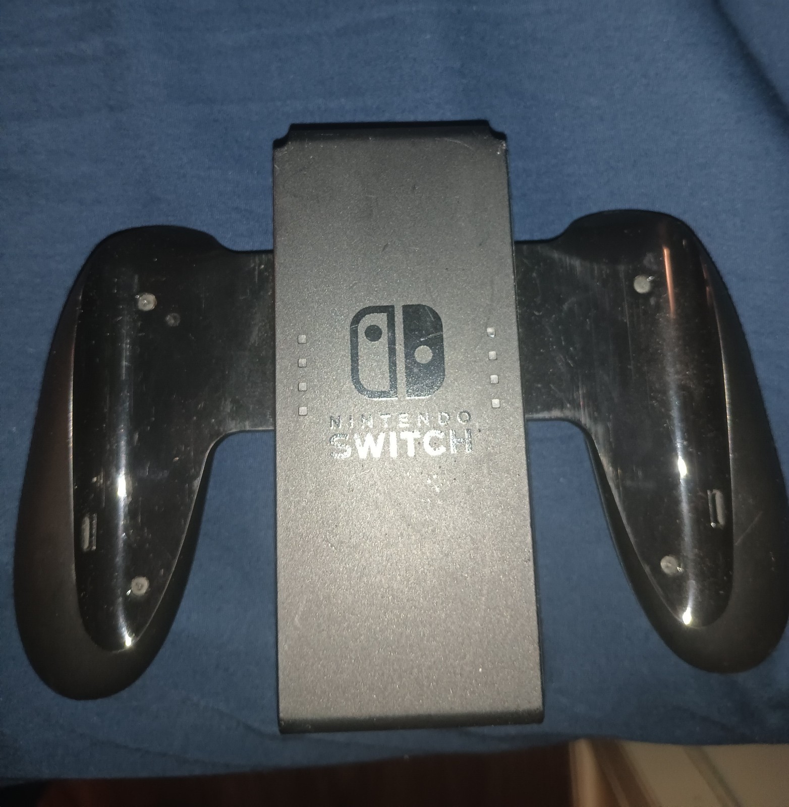 Nintendo Switch console with dock and two controllers