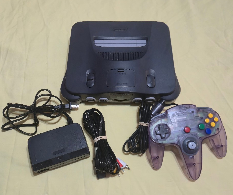 Nintendo 64 N64 Console NUS-001 (USA) Bundle w/ Controller And Cables TESTED