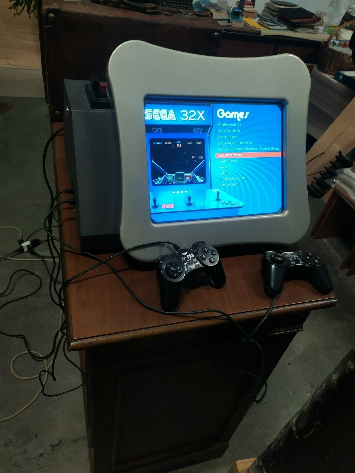 MULTIGAME (MAME)ex Internet Point Reprogrammed with 15″-Portable TFT Screen