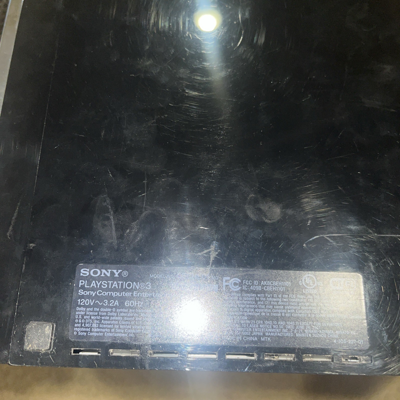 Ps3 Sony Playstation 3 80gb Backwards Compatible CECHE01 Read Description