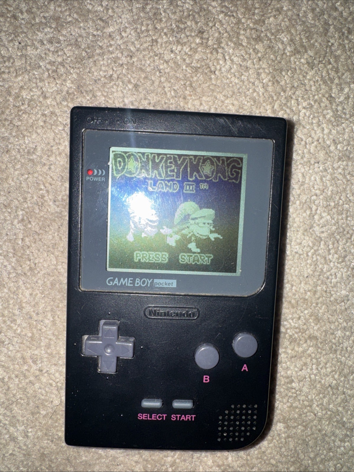 Nintendo Game Boy Pocket Black Tested and Working GAME NOT INCLUDED