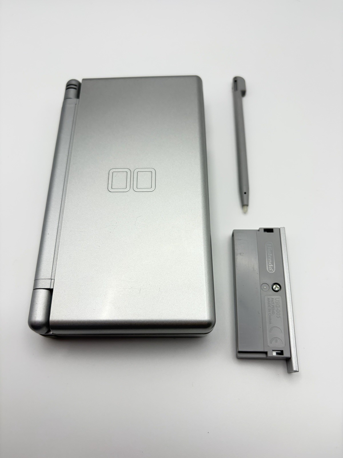 Nintendo DS Lite Metallic Silver Console Japan – Small Screen Mark